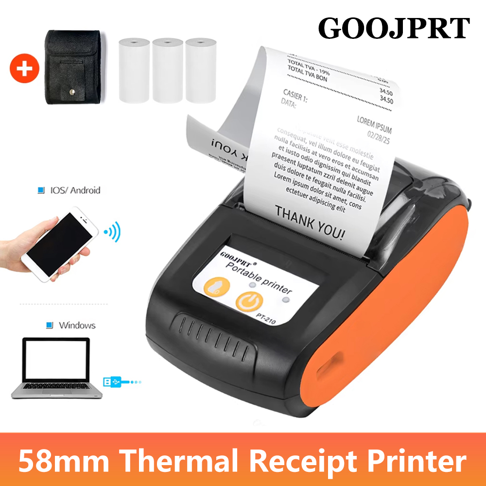 Commercial Shirt Printing Machine - GOOJPRT 58mm 미니 휴대용 열전사 프린터