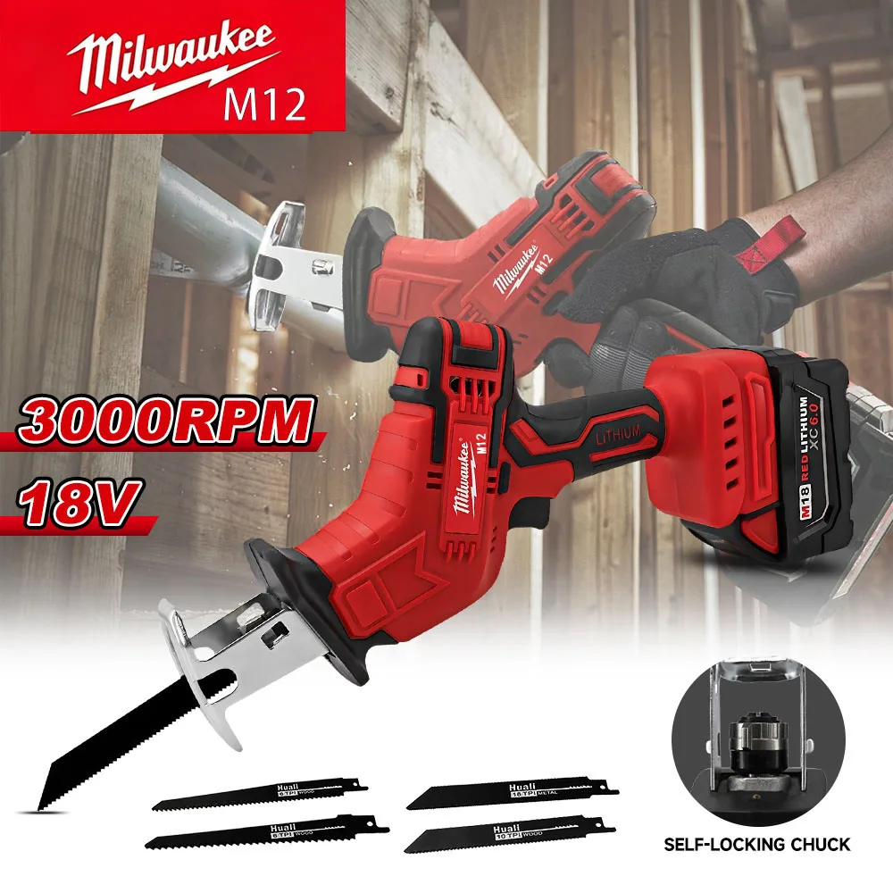 밀워키 M12 18V 무선 브러시리스 왕복톱 3000R - Milwaukee Drill Sawzall 리뷰 및 가격